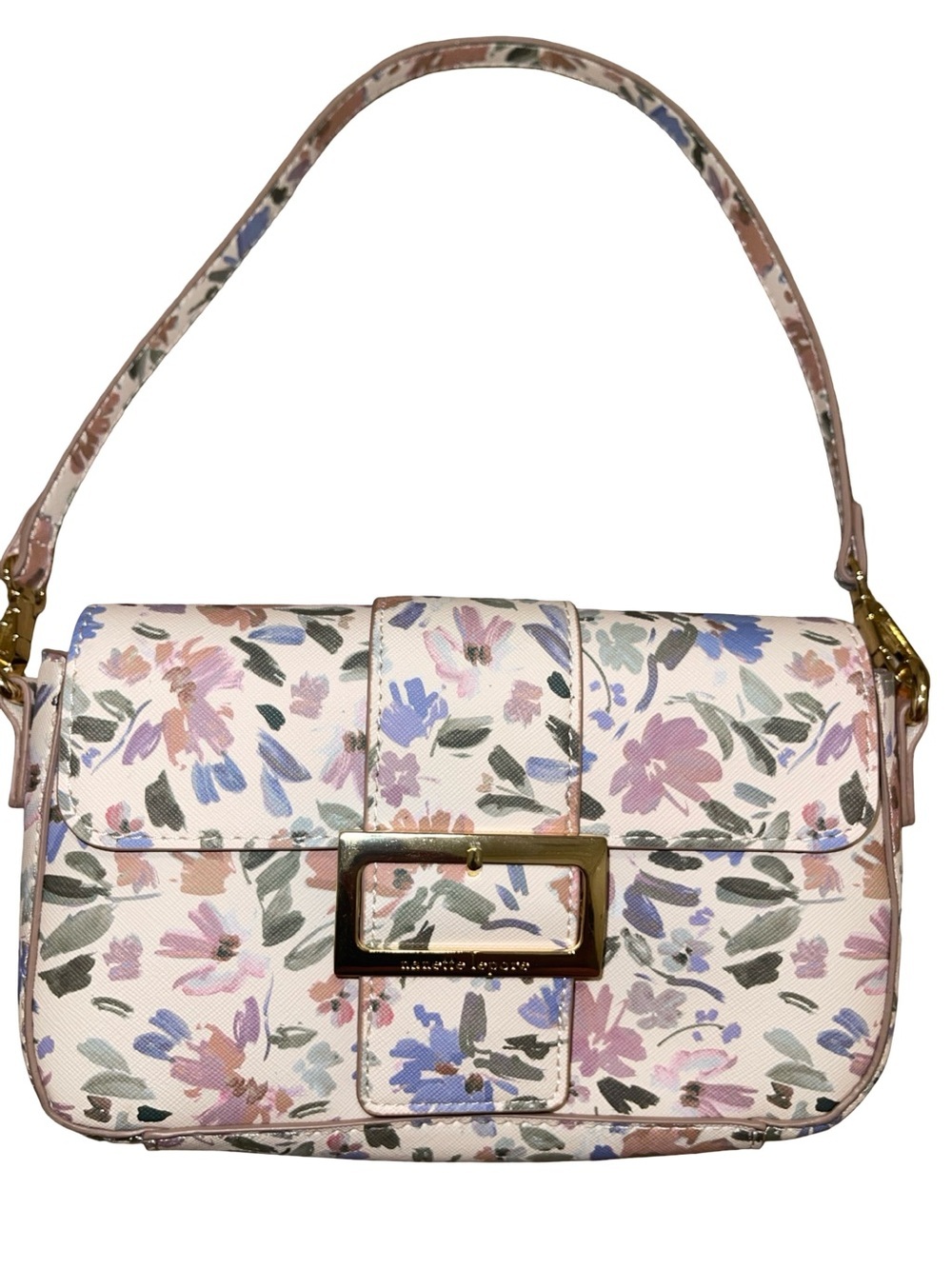 Nanette Lepore Floral Avianne Shoulder Bag - Pastel Multi/Gold